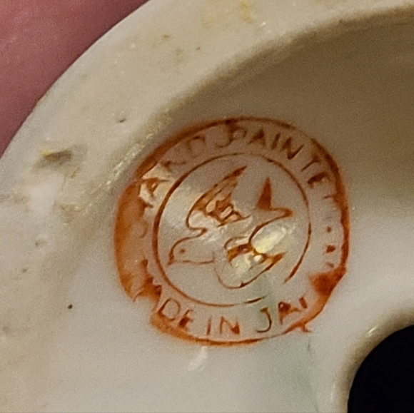 Vintage Lusterware Large 6" Shaker Art Deco Jadite Green Yellow Peach - Picture 7 of 7